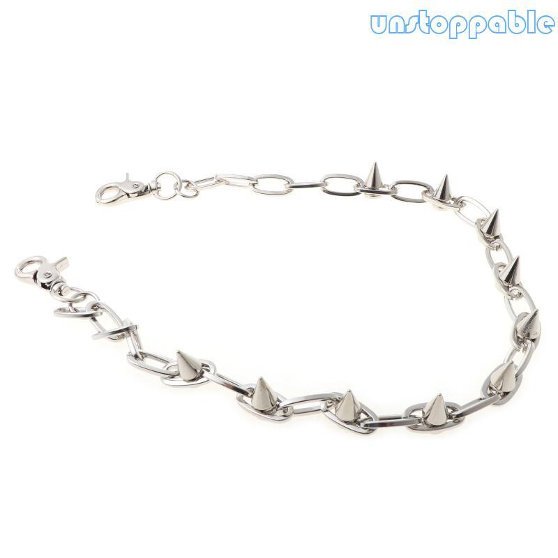 Unstop * Niche Spike Chain Wallet Chain Pants Chain Pocket Chain cho quần Thắt lưng Jeans