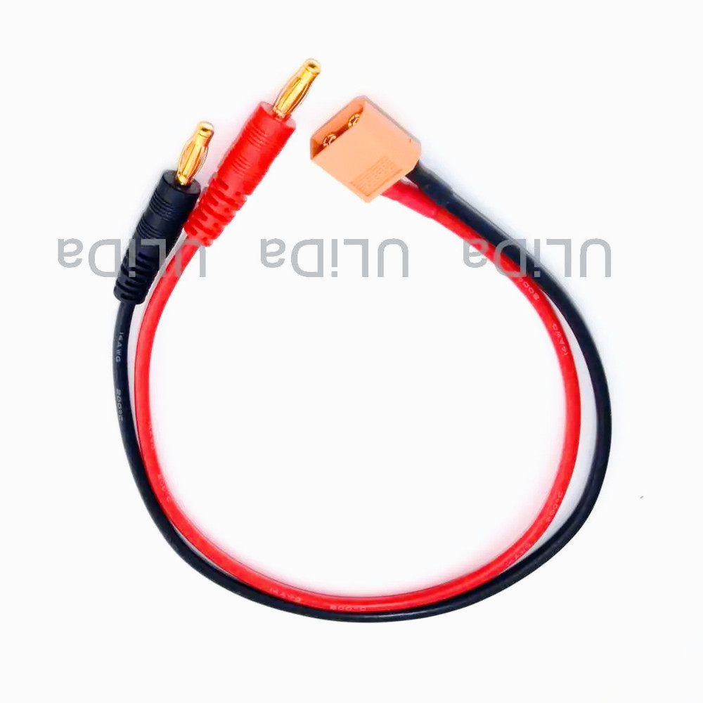 Cáp sạc pin XT60 Male to Banana Plug 4mm 14 dây đo