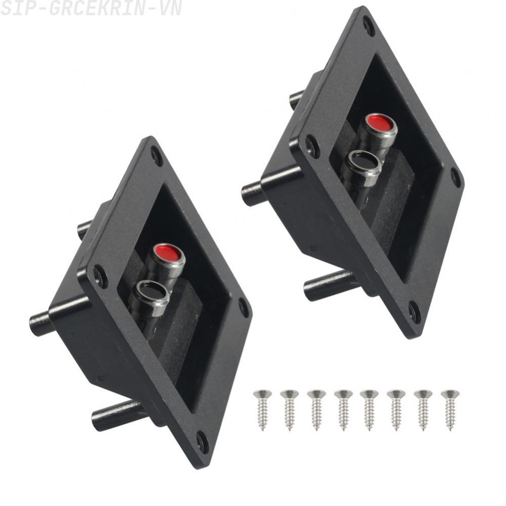 Speaker Terminal Box 2pcs Square Audio Connector for Bass Subwoofer for car RV