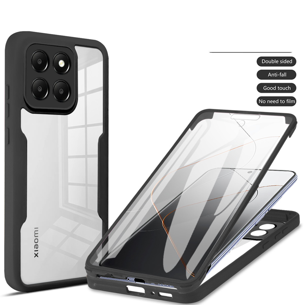 Dành Cho Honor X6c Ốp Lưng Honor X6c Vỏ Bảo Vệ Toàn Thân Honor X6C Vỏ Bảo Vệ 360 Hai Mặt Funda Coque