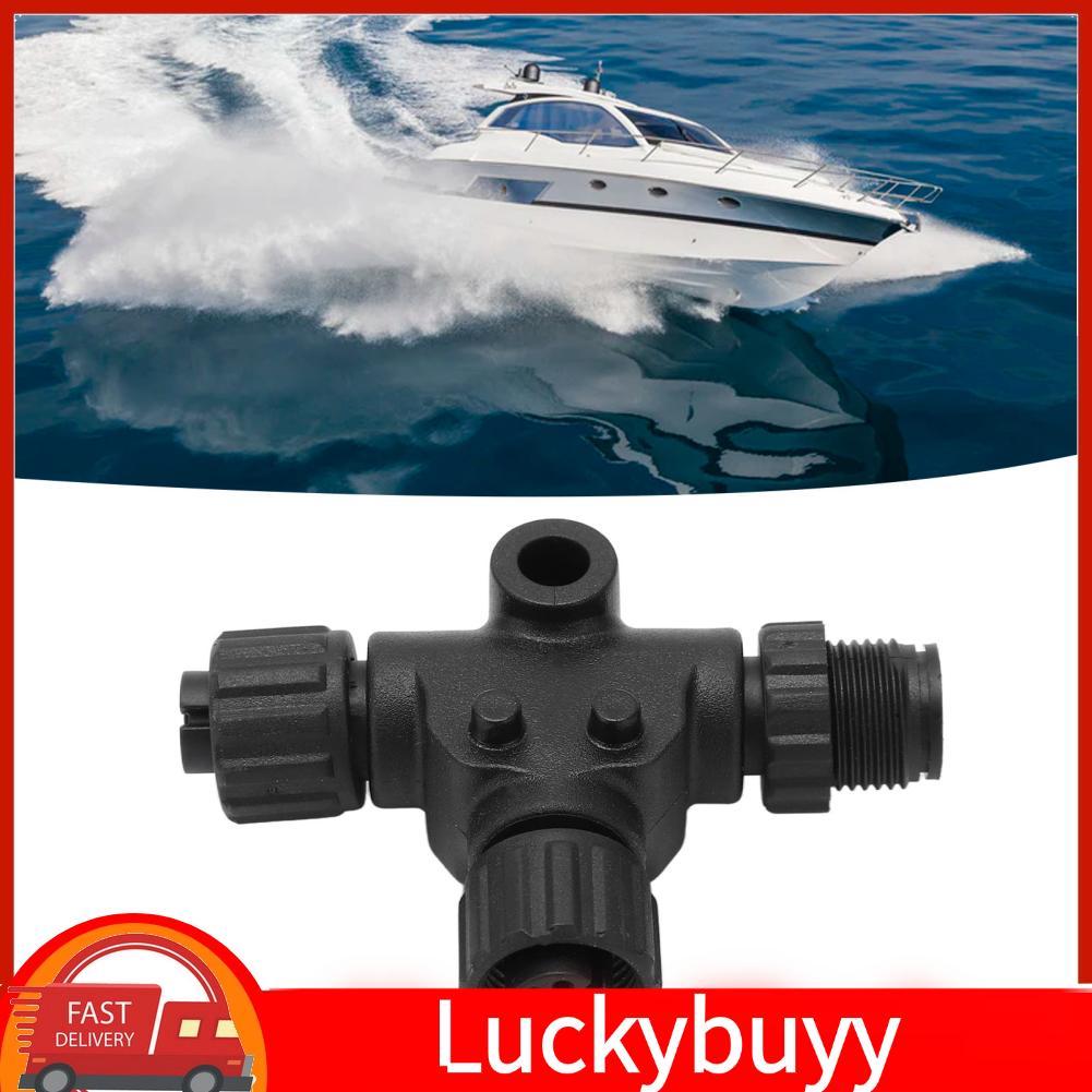 Luckybuyy cho NMEA 2000 T Connector 3 Port 5Pin Thread IP67 Networks Thuyền/Du thuyền Series Tàu/Du 