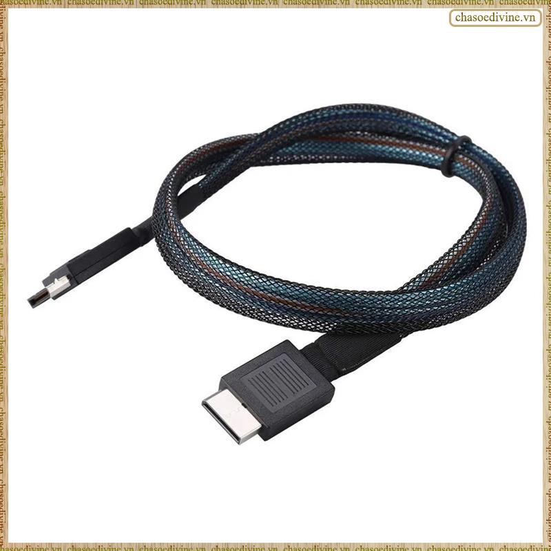 [K O G X] Cáp PCIE4.0 MINI SAS 24Gbps Cáp nối dài dữ liệu Oculink SFF-8611 sang SFF-8611 Đường truyề