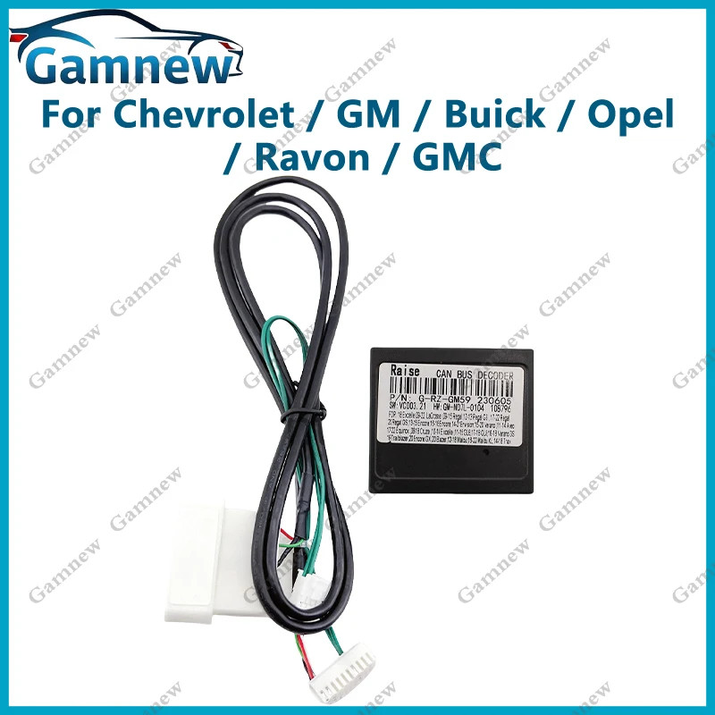Gamnew Car OBD Adapter Canbus Decoder Cho Chevrolet / GM / Buick / Opel / Ravon / GMC
