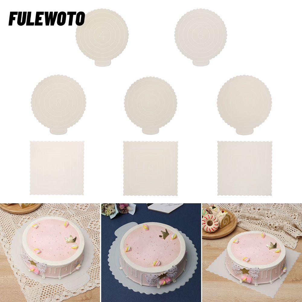 FILEWOTO Cake Boards Houshold Mousse 4 / 6 / 8 / 10 / 12inch Cupcake Cưới Món Tráng Miệng Khay