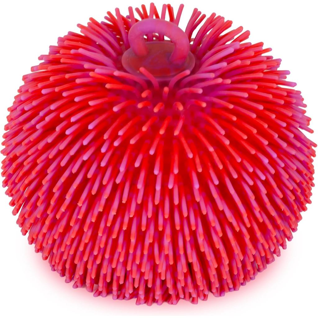 ArtCreativity Tie Dye Puffer Ball có vòng treo, Bóng giảm căng thẳng Spiky, Đồ chơi Fidget Bóp 7 Inc