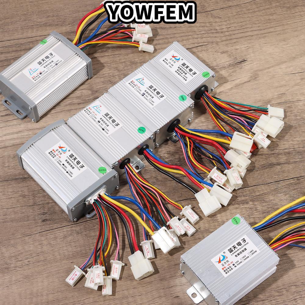 Bộ điều khiển chải YOWFEM DC 250W / 350W / 500W / 800W 8 kiểu Phụ tùng xe đạp điện