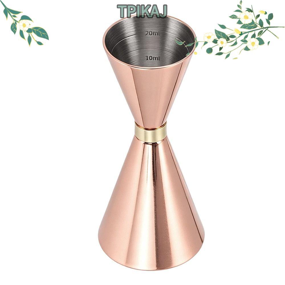 TPIKAJ Đo Jigger, Đo lường bằng thép không gỉ Bên trong Jigger Cocktail đôi, Pha chế rượu Jigger tha