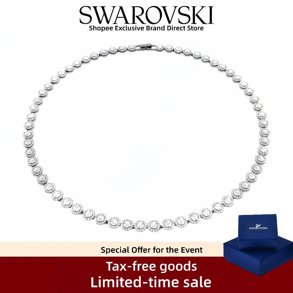 Vòng cổ quần vợt Swarovski Una Angelic Una Angelic-Chất liệu chất lượng cao, thiết kế sang trọng, vớ