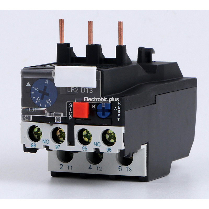 Rơle nhiệt dòng JR28 LR2-D13 Với bảo vệ động cơ tiếp xúc CJX2 NR2 Quá tải