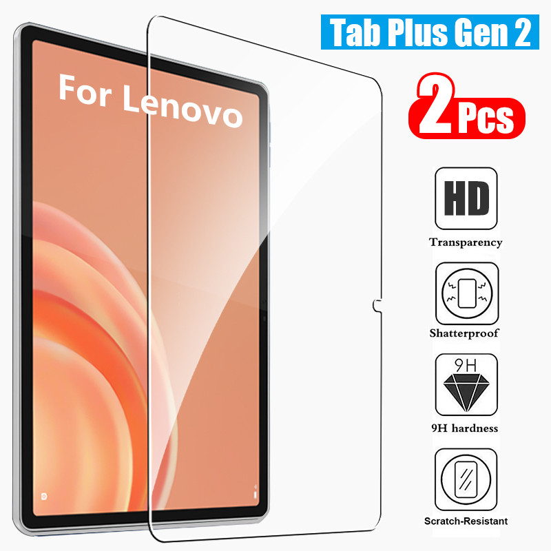 2 Chiếc HD Kính Cường Lực Cho Lenovo Yoga Tab K11 Plus 12.7 11.1 11.5 Gen 2 Phim Chống Vân Tay Cho L