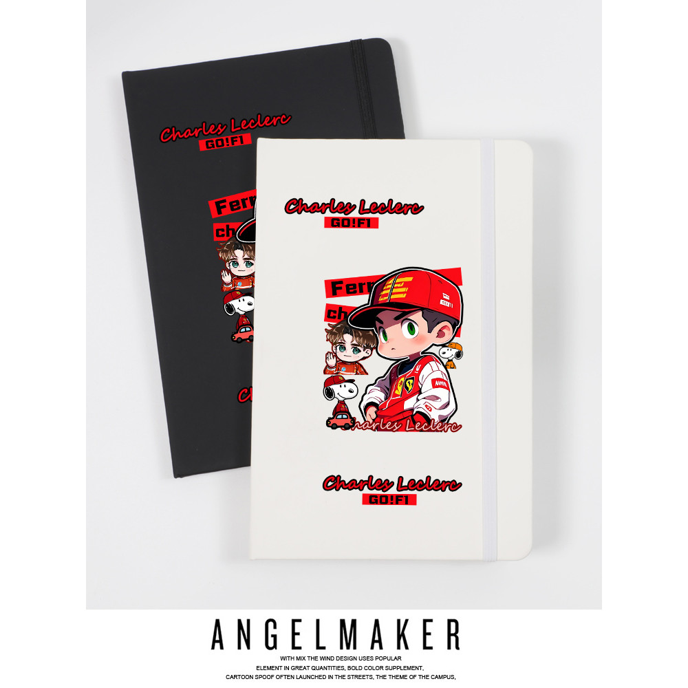 F1 Racer Hàng hóa Charles Leclair Fan Ferrari Fleet Notebook Sổ tay Sổ tay