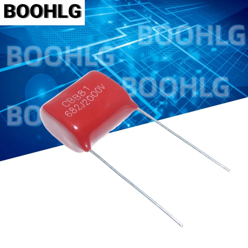 20 chiếc Tụ điện màng Polypropylen kim loại CBB81 2000V 332J / 472J / 562J / 682J / 822J 2KV 332 472