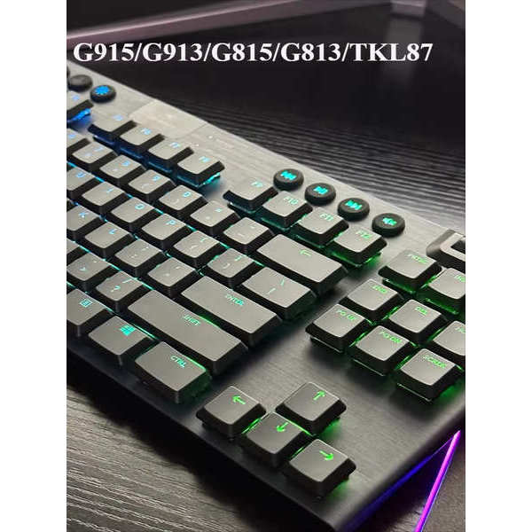 Keycap thay thế Logitech màu đen hoàn toàn mới Thích hợp cho G915 / G913 / G913tkl / G813TKL và các 
