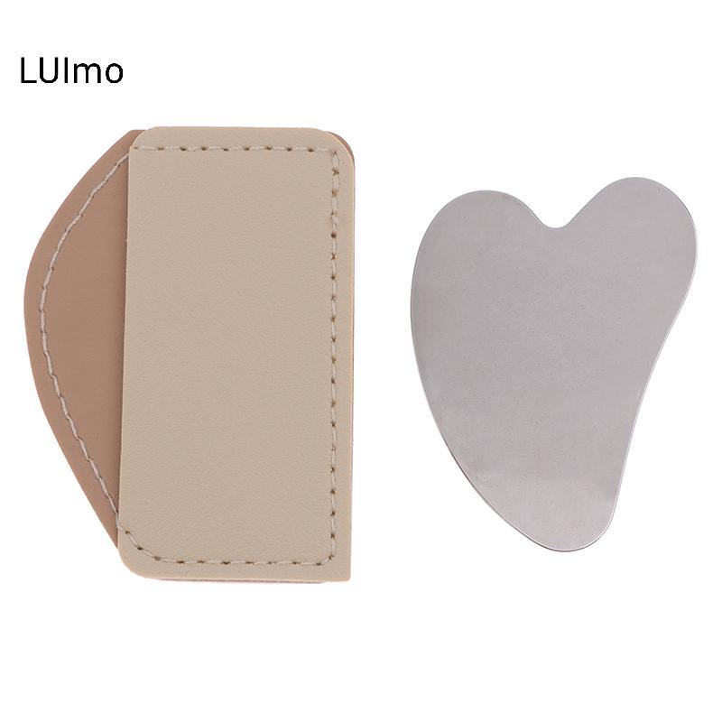 LUImo Face Ne Body Guasha Massage Dụng Cụ Chăm Sóc Da Mặt Guasha Board Máy Mát Xa Mặt Thép Không Gỉ 