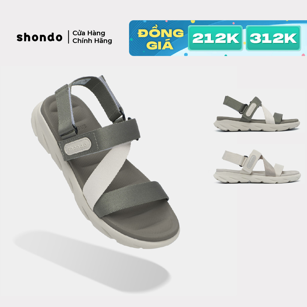 Giày Sandal Nam Nữ F6S Ver 2.0 Thoải Mái, Nhẹ Êm Shondo Nhiều Màu