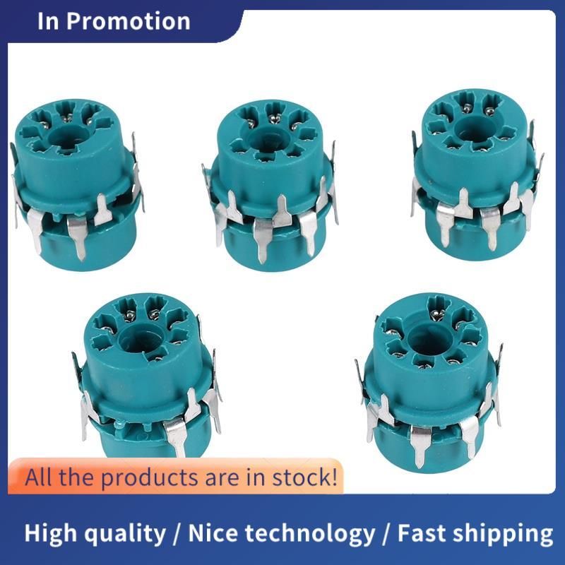 Đế van ổ cắm ống chân không bằng nhựa 7Pin cho B & W 6J1 6Z4 6X4 12AE6 6AT6 6BK6 12AV6 6AQ6 6J5 Hifi