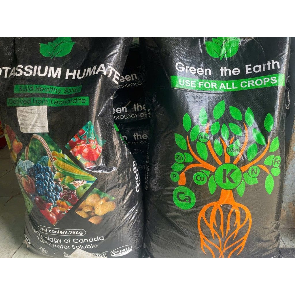 bao 25kg Siêu humic -VIP kali humate- Humic  bao ktc miễng - mãu bao Canaada
