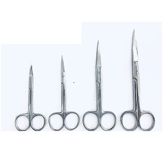 Kéo y tế Inox Thẳng nhọn 2 đầu [Các Cỡ]