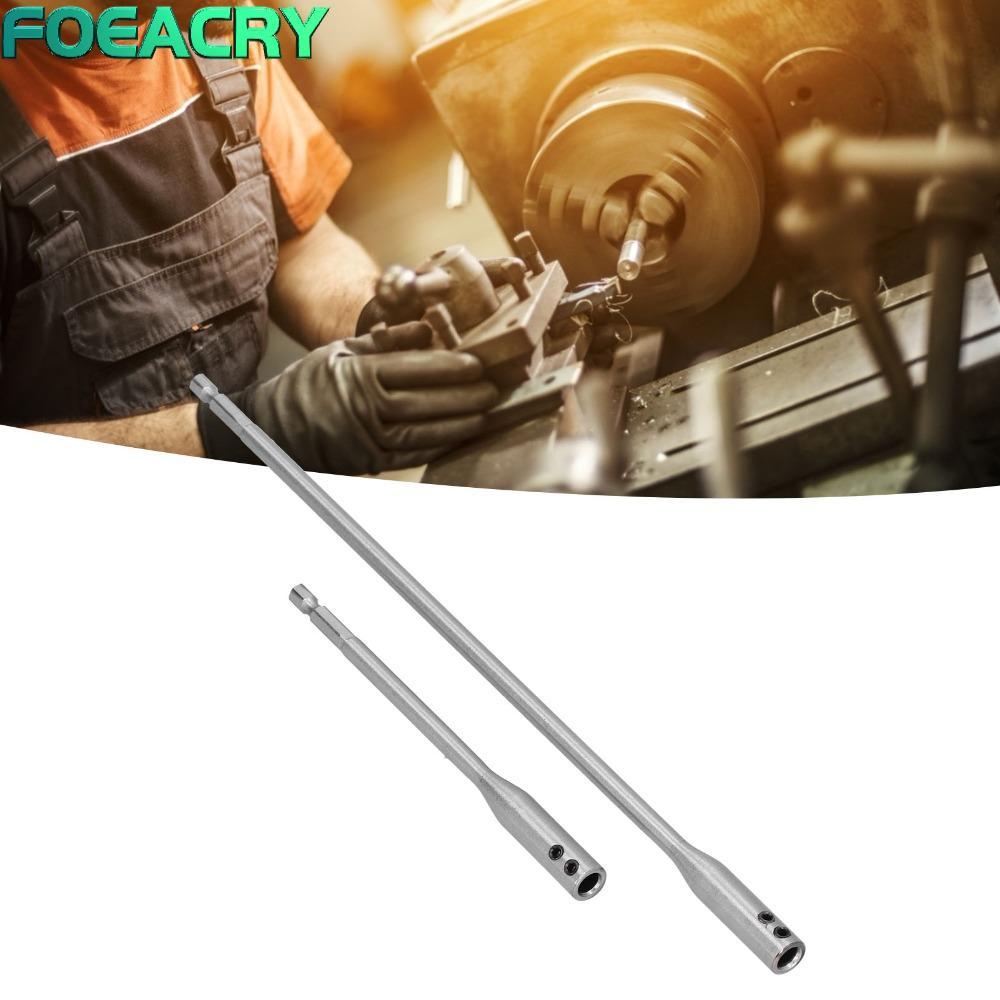 FOEACRY 4 Mũi Spade Gỗ, 1 / 4in Chuôi Lục Giác Thép Carbon Cao Mũi Khoan Mở Rộng, Chiều Dài 6 Inch /