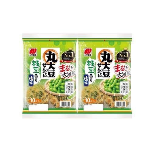 Bánh gạo đậu nành nguyên hạt Sanko Seika – Vị muối thơm mùi đậu edamame, 10 chiếc/gói, tổng cộng 2 g