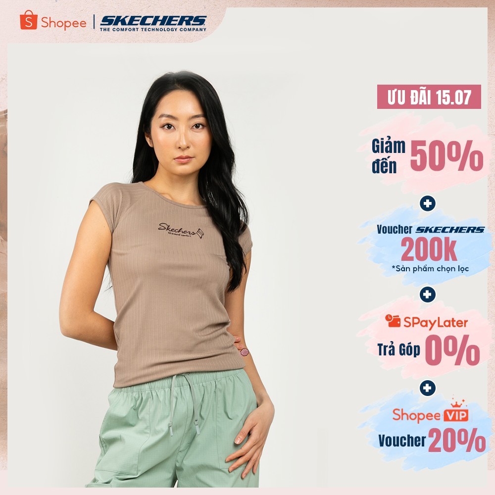 Áo Thun Không Tay Nữ Skechers Urban Outdoor Sleeveless Tee - SL325W444-04UV Online Sale