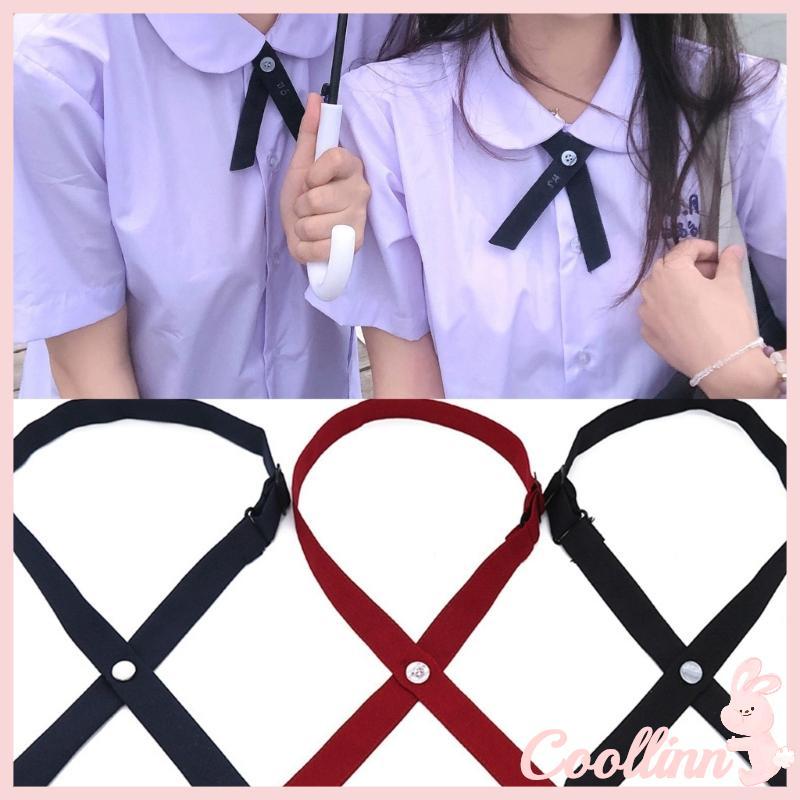 COO Crossover Tie Nư Sinh JK Đồng Phục Phù Hợp Với Cổ Lục Địa Tie Preepy Look