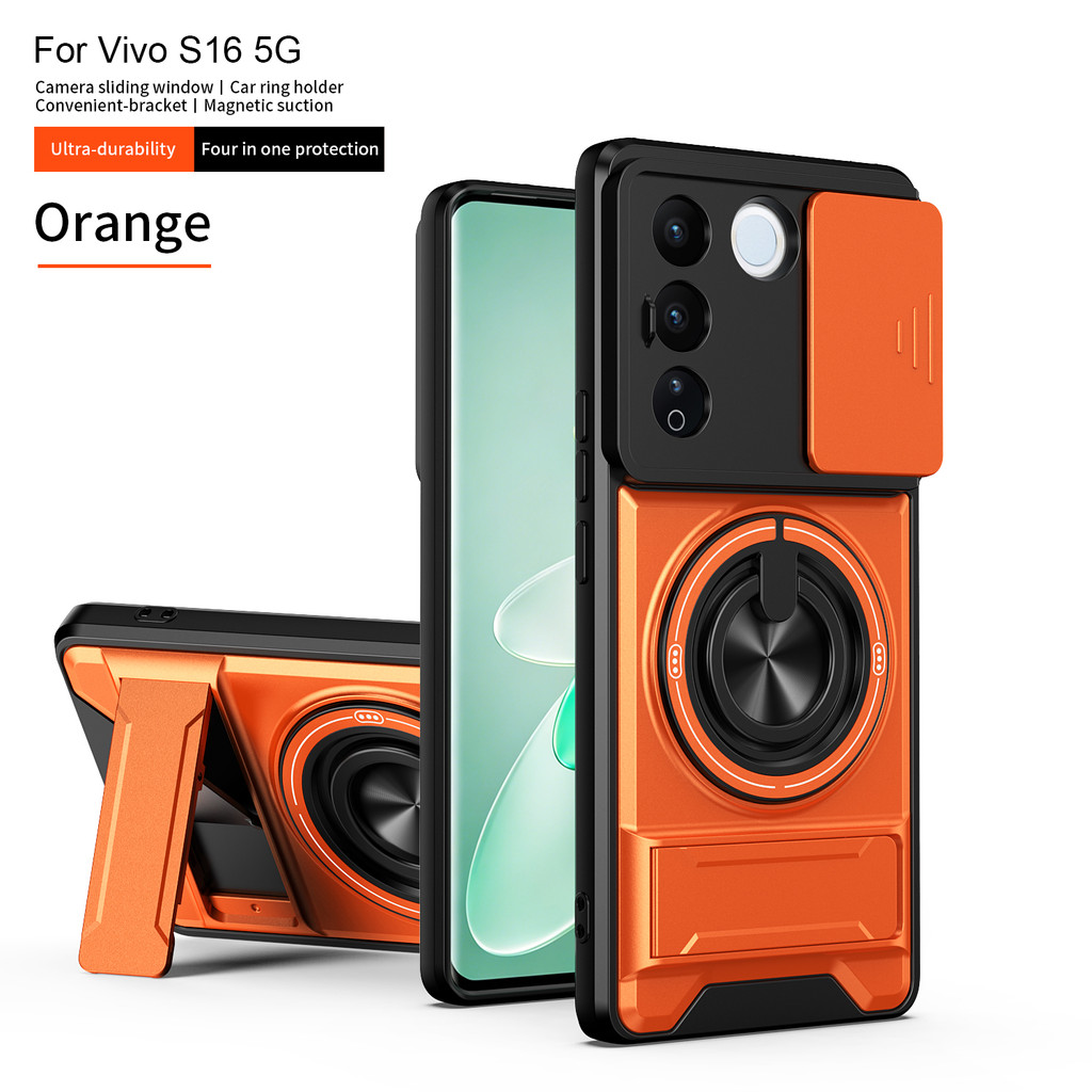 Dành Cho Vivo V27 Pro / V27 5G / Vivo S16 S16 Pro / Y16 / Y56 / T2X 5G / Y35 5G 360°Vòng xoay Giá đỡ