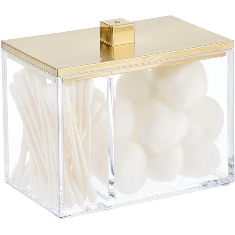 MDesign Hộp đựng đồ trang điểm phòng tắm vuông hiện đại Hộp đựng đồ trang điểm cho khăn bông, tròn, 