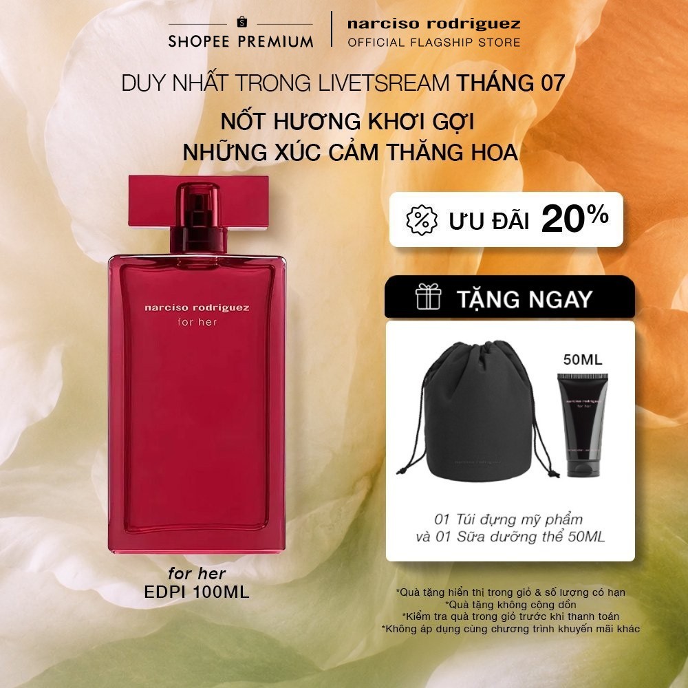 [HANNAH] Nước Hoa nữ Narciso Rodriguez For Her EDP Intense 100ml