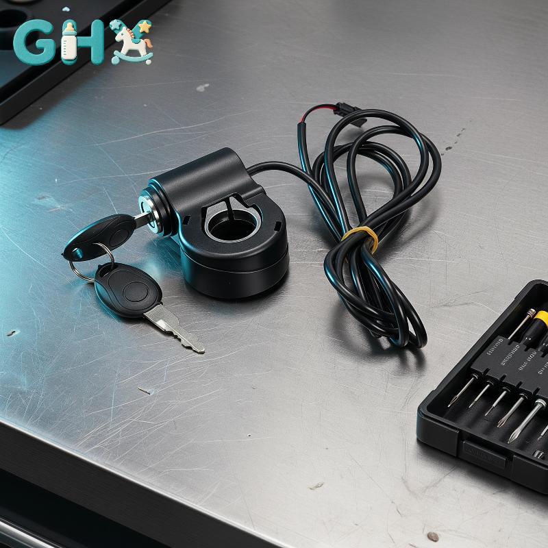 GHX 12V-72V Ebike Lo Key Switch 2 Dây Có 2 Phím Thay Thế Cho Xe Đạp Điện Ridstar Q20 VN