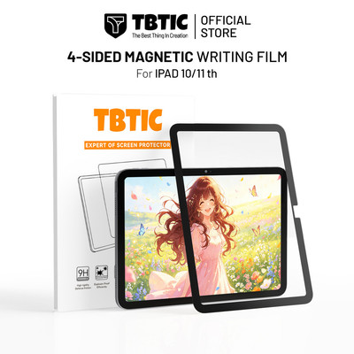 TBTIC Từ Matte Giấy Như Tấm Bảo Vệ Màn Hình Cho iPad Air 8 7 6 M3 2025 6 Pro 11 2024 10.9 5th 4th Mini 10.5 3th 12th 11th A16 10th 9th 8th 7th 6th Gen 5 4 10.5 10.2 9.7 8.3