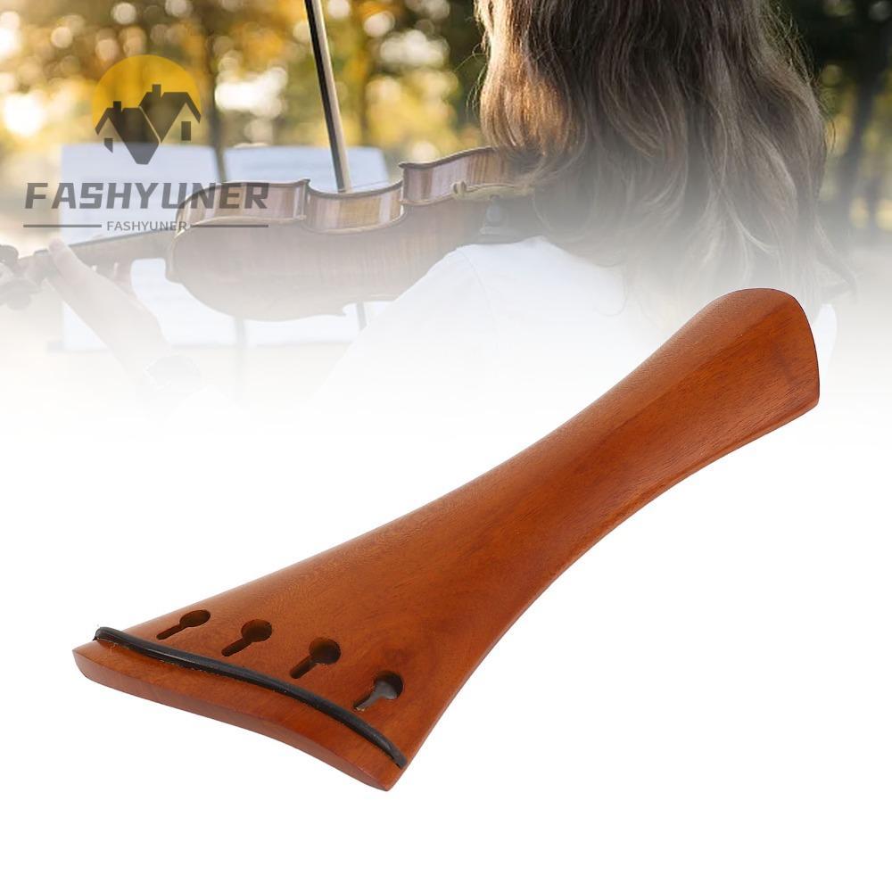 Đuôi violin FASHYUNER, Đuôi Fiddle Wood 4 / 4 Size Fiddle, Phụ kiện violin màu gỗ bền cho violin