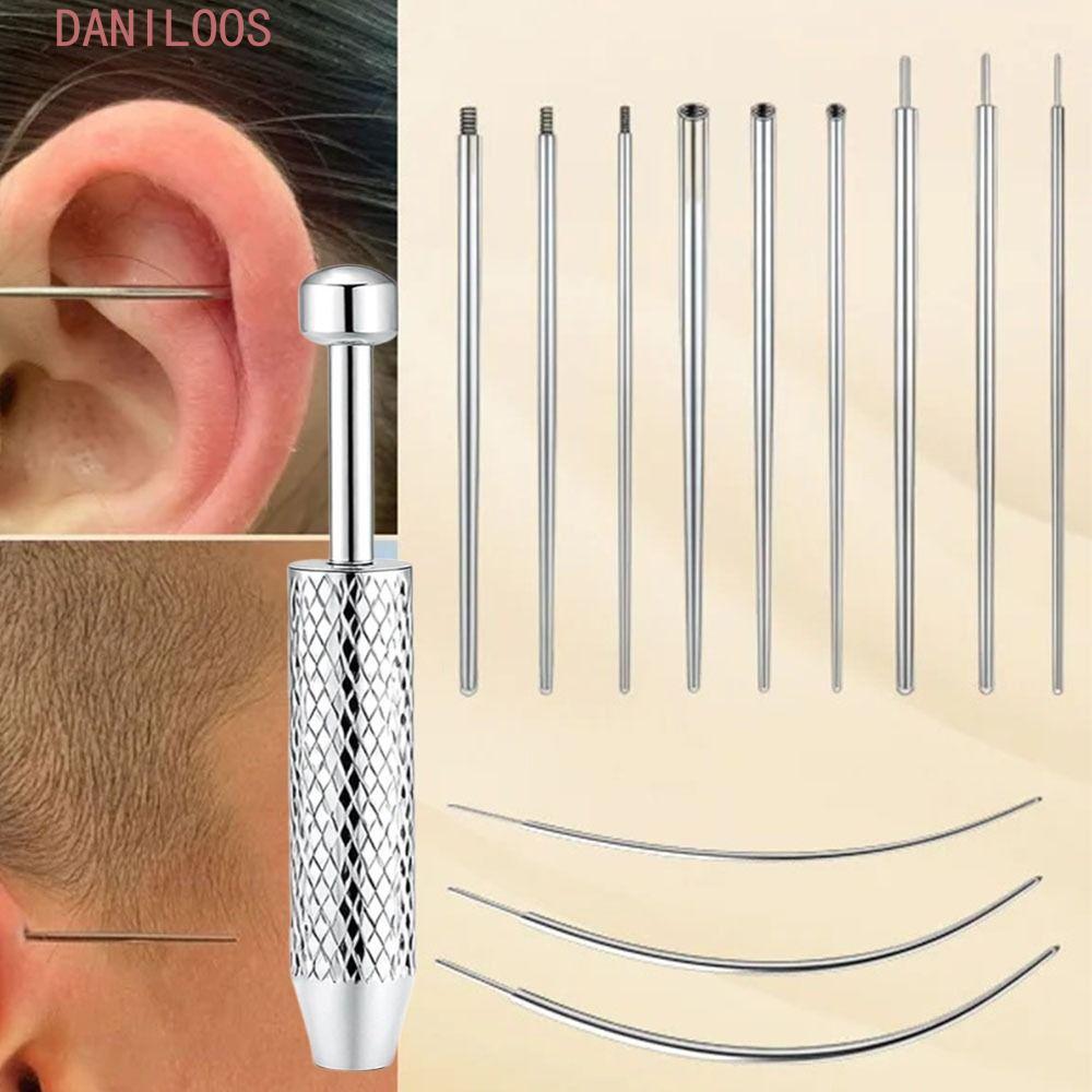 DANILOOS Piercing Taper Tool, Dụng cụ bông tai Dụng cụ xỏ khuyên bông tai bằng thép không gỉ, Dụng c