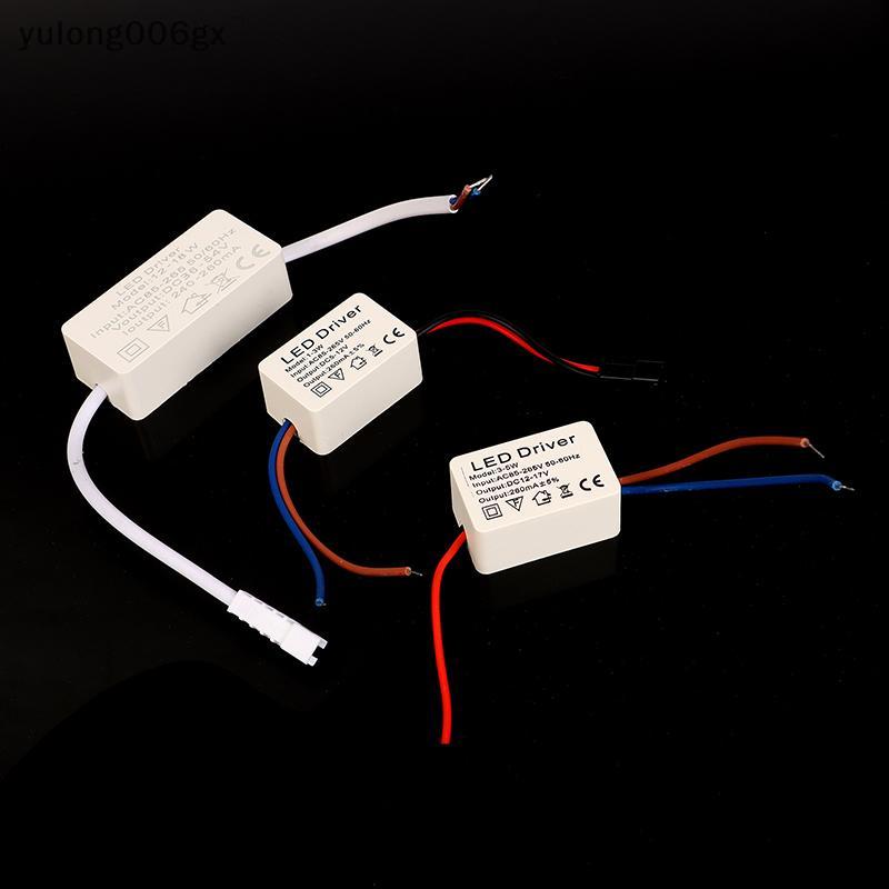 1PC 1-3W 3-5W 4-7W 8-12W12-18W 18-24W LED Driver Light Transformer Bộ chuyển đổi nguồn điện không đổ