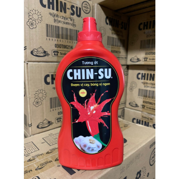 [ CHÍNH HÃNG ]] Tương ớt CHIN-SU chai lớn 1kg/2kg