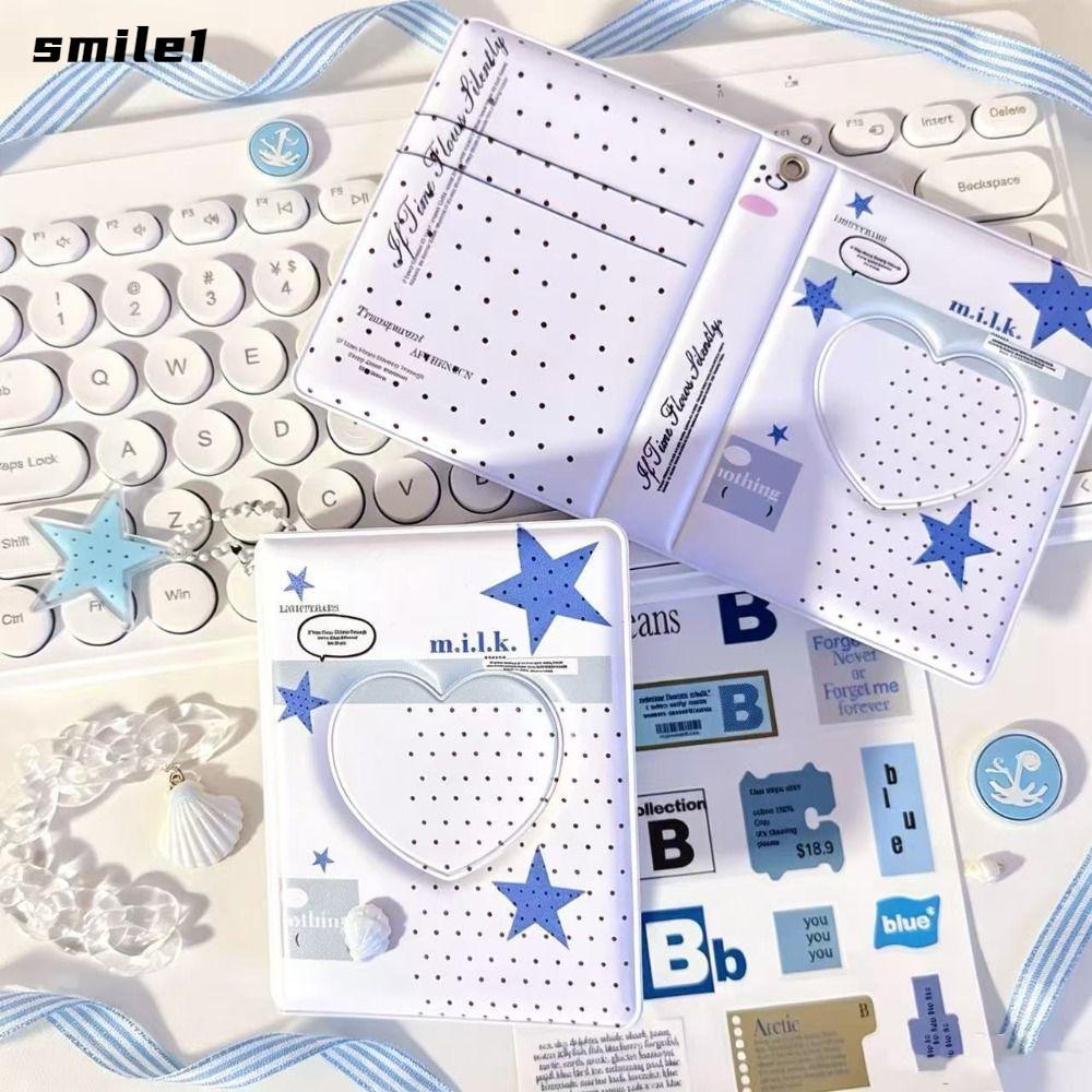 SMILE Photocard Binder, Ring Binder PVC Card Holder Book, Trang bỏ túi 3 inch Bộ sưu tập Photocard S