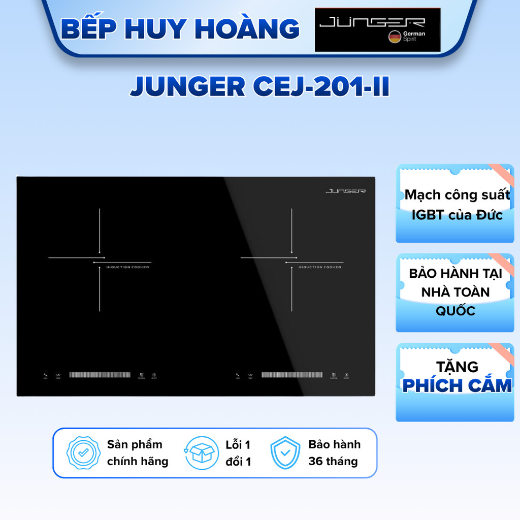 Bếp từ đôi Junger CEJ-201-II
