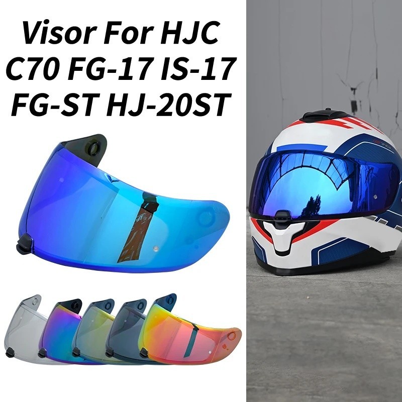 HJ20M Mũ Bảo Hiểm Lá Chắn Cho HJC C70 IS-17 FG-17 FG-ST Mũ Bảo Hiểm Xe Máy Tấm Che Tia Uv Bảo Vệ C