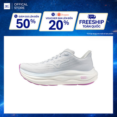 Giày Chạy Bộ NỮ WAVE SKY 9 - Trắng - J1GD250273