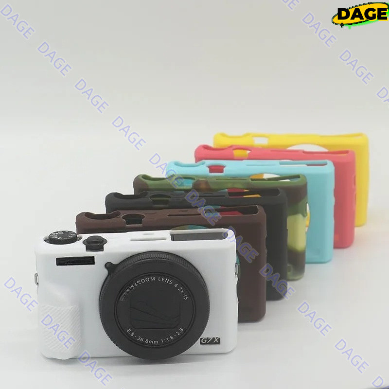Dành Cho Canon G7X Mark 3 G7X III G7X3, Bảo Vệ Camera Bảo Vệ Ốp Lưng Silicon Bao Da Thân Bao Da
