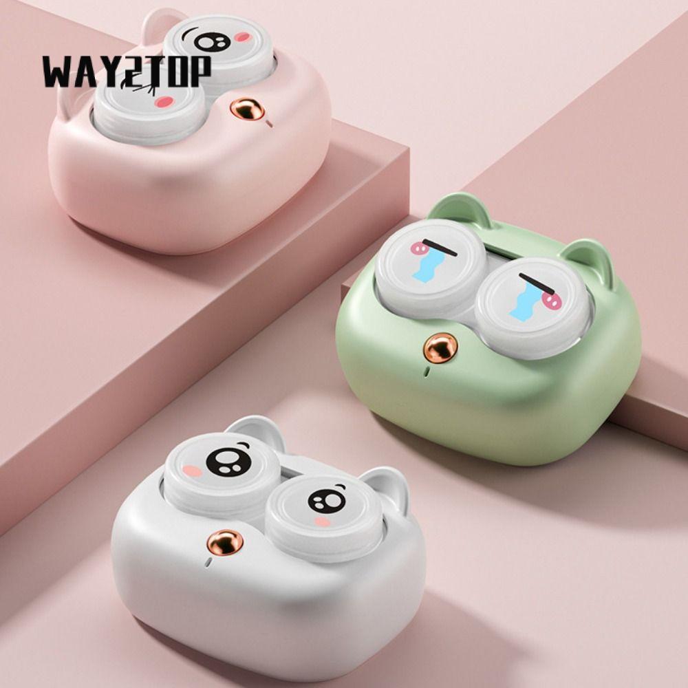 Máy làm sạch ống kính áp tròng WAY2TOP, Máy làm sạch Protein siêu âm hoàn toàn tự động, di động có h