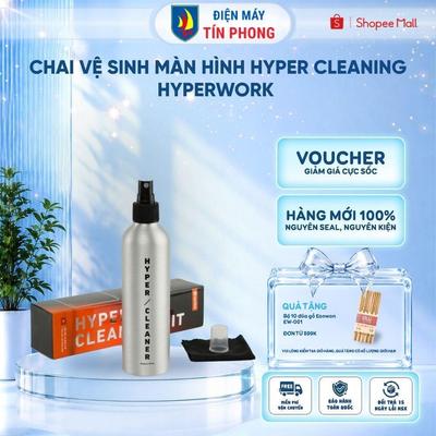 Chai vệ sinh màn hình Hyper Cleaning HyperWork C02 - Vệ Sinh Màn Hình PC, LapTop, Điện Thoại