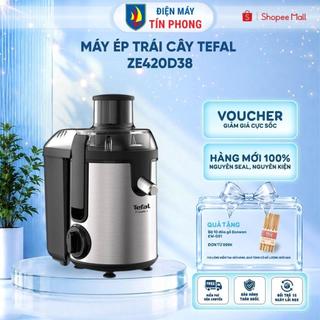 Máy ép trái cây tefal ze420d38 - công suất 400w - dung tích chứa bã 0.95 lít - hàng chính hãng