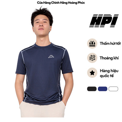 Áo Thun Nam KAPPA Tay Ngắn Kháng Khuẩn Thấm Hút Tốt Nhanh Khô 36247NW