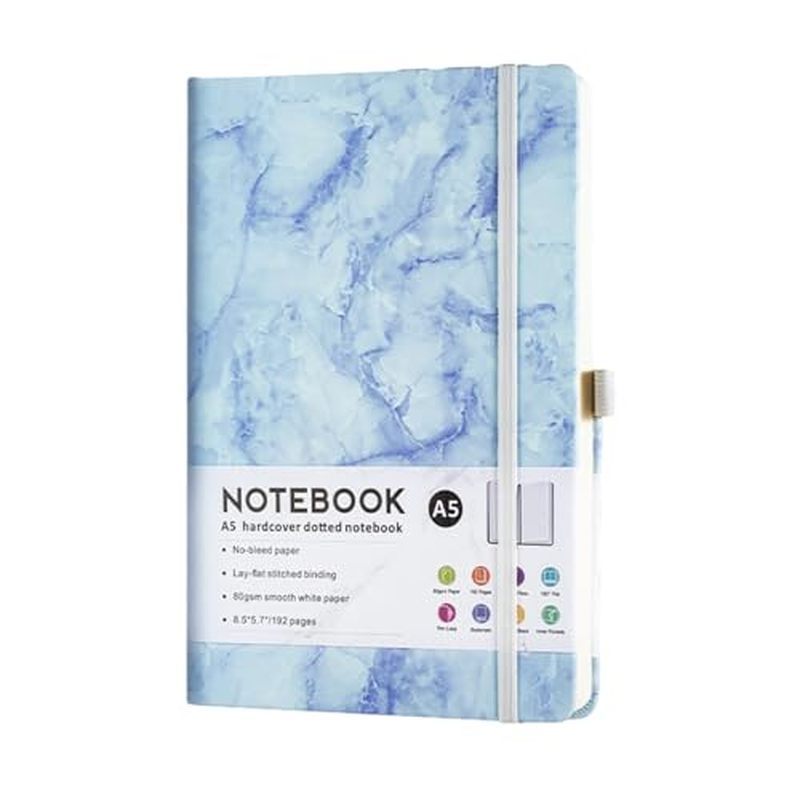Sổ tay doanh nhân dây đeo A5 Home Cá tính tươi tắn và tinh tế -A5 / Xanh dương