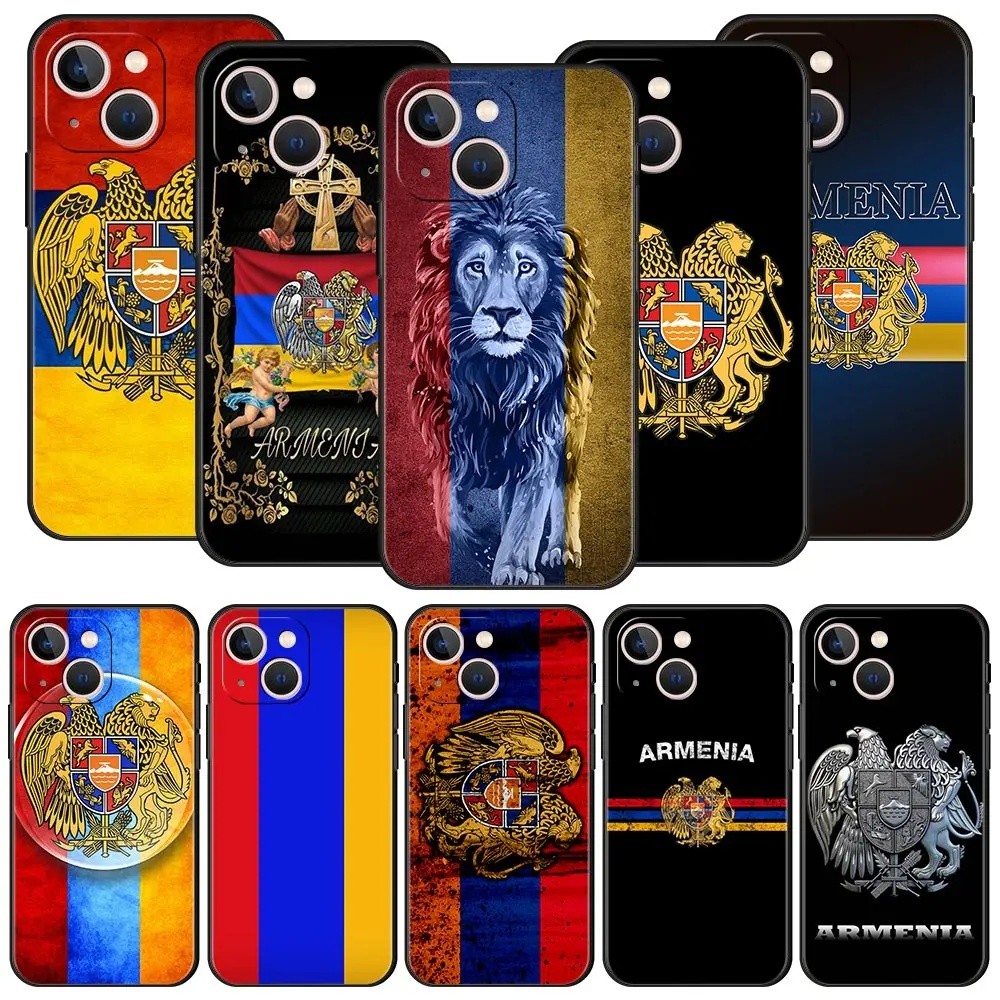 TP-1 Armenia Cờ Armenia Cho iPhone 11 12 13 15 16 14 Pro Max Điện Thoại CaX XR XS 7 8 Plus 2020 Sang