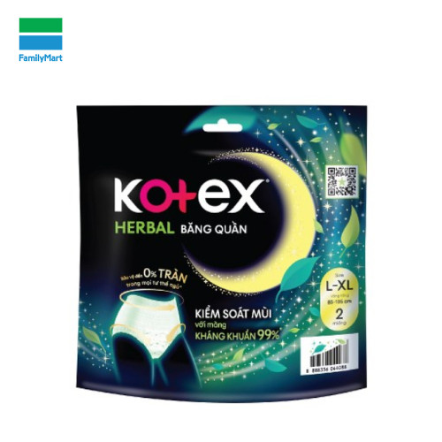 BVS Kotex Băng Quần Herbal Cỡ L-XL 2X16