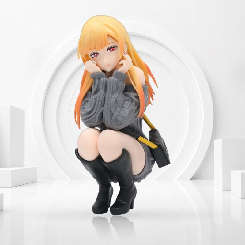 Hitori Gotoh Áo Len Ngồi Ver Anime Hình Bocchi the Rock Dễ Thương Để Bàn Trang Trí Sưu Tập Mô Hình Đ