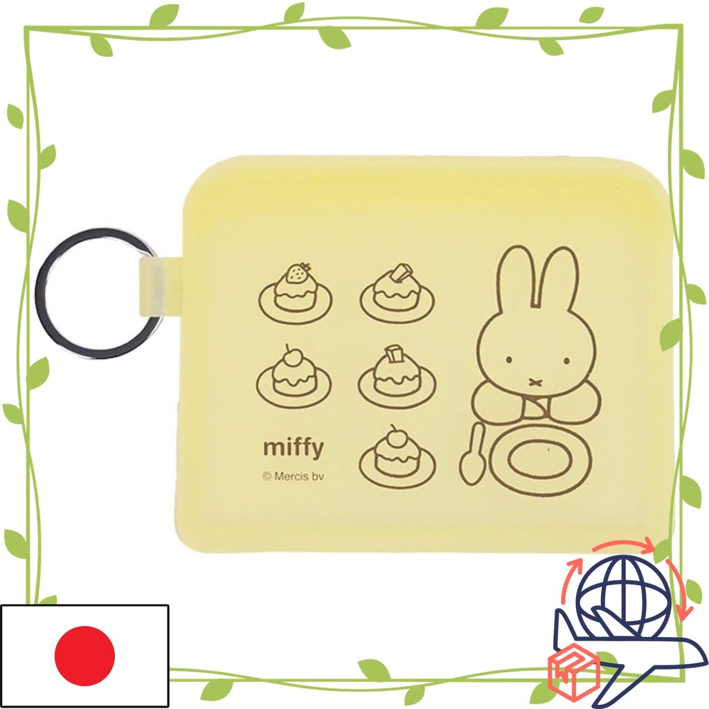 【Direct From Japan】FLAPPO Miffy Silicone Card Case Pouch Coin Purse Coin Case Cake 【Sakura_Store_Jap