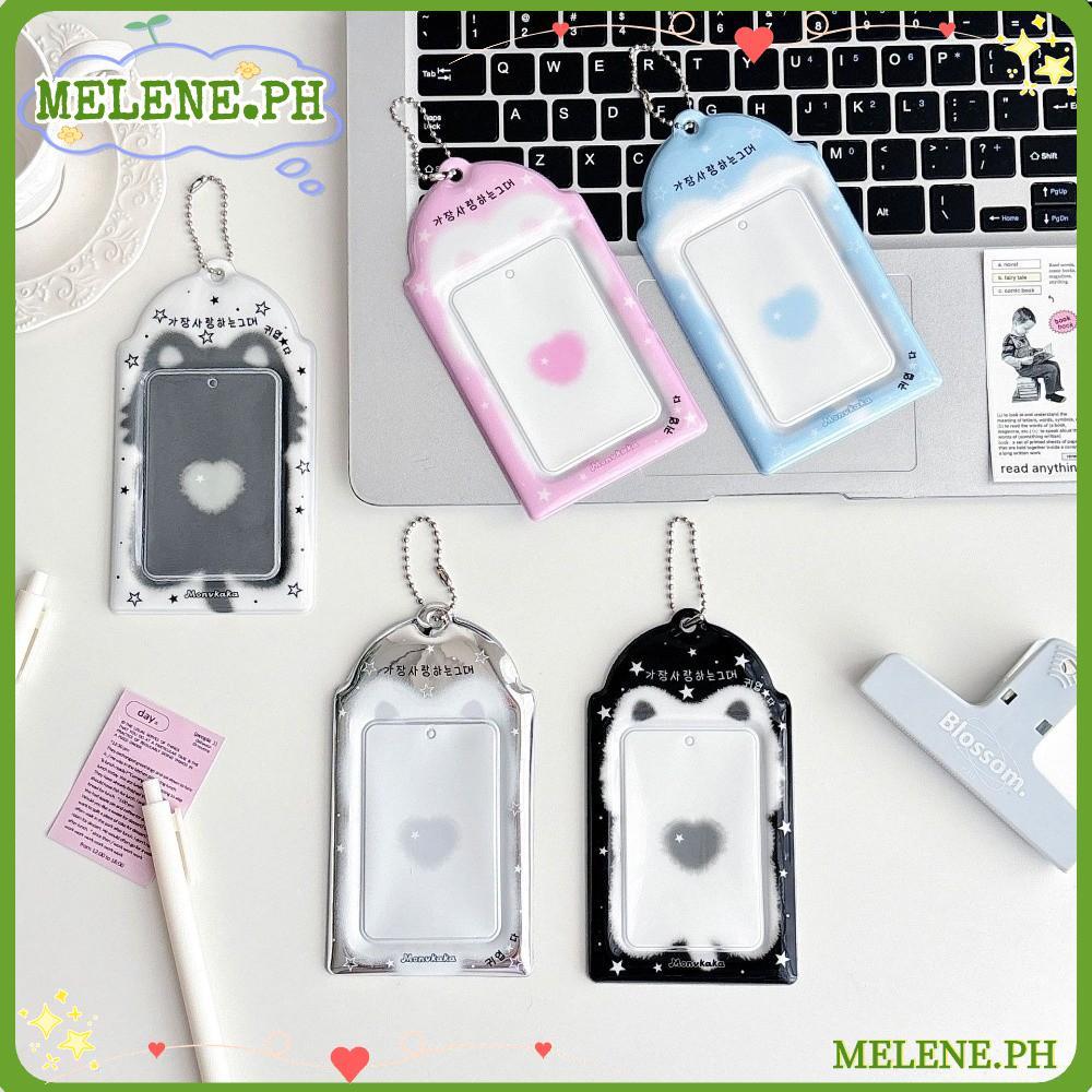 Hộp đựng thẻ ngoại vi MELENE Idol, Hộp đựng thẻ ảnh 3 inch trang trí dây chuyền, Hộp đựng ảnh PVC ph
